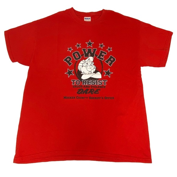 DARE Power To Resist Drugs and Violence Lion T-Shirt - Picture 1 of 4